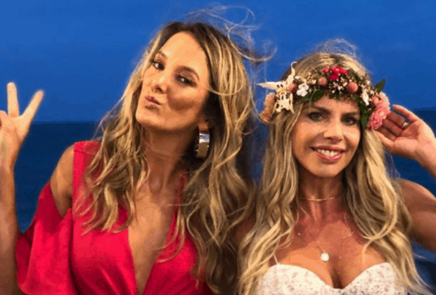 Madrinha, Ticiane Pinheiro se emociona no casamento de Karina Bacchi