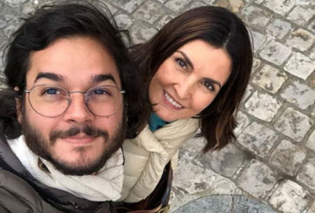 Túlio Gadêlha celebra Natal ao lado de Fátima Bernardes