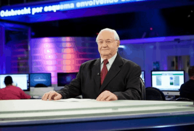 RedeTV! grava piloto de programa de entrevistas com Boris Casoy