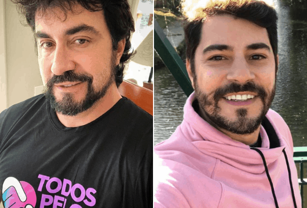 Evaristo Costa e Fábio de Melo trocam trollagens no desafio dos 10 anos