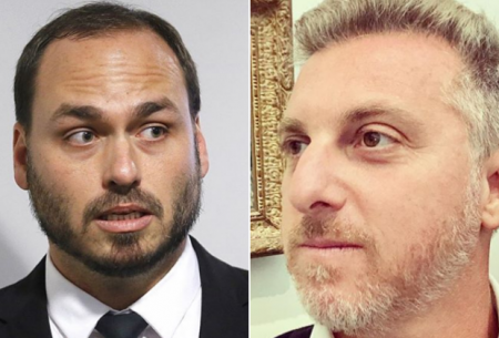 Carlos Bolsonaro ataca Luciano Huck após protesto contra ministra
