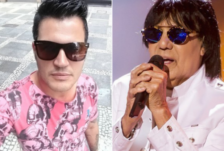 Filho do cantor Marciano é barrado em velório do pai e desabafa