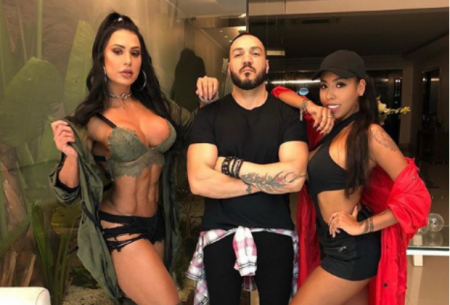 Giovanna Jacobina exibe bumbum ao lado da irmã, Gracyanne Barbosa