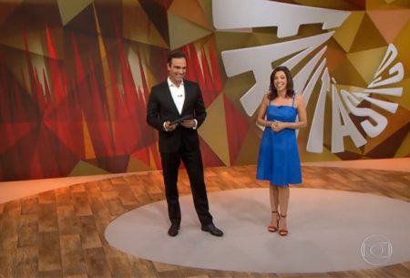 Em novo quadro, “Fantástico” ri de globais e alfineta Flávio Bolsonaro