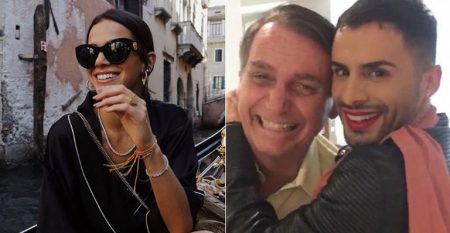 Bruna Marquezine debocha de comentário de Agustin Fernandez defendendo Bolsonaro