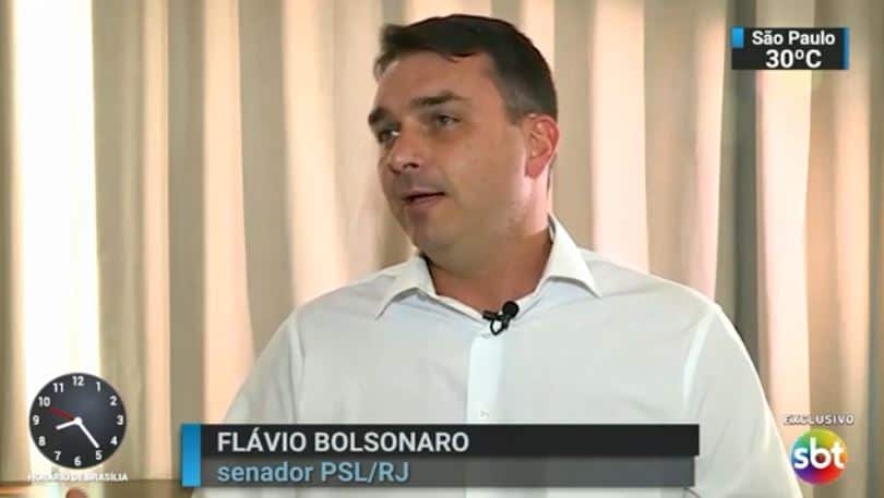 Flávio Bolsonaro diz que Ministério Público e Globo agem em conluio