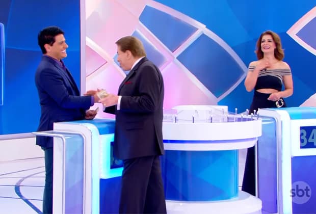 Silvio Santos causa com pergunta a César Filho e sobre jornalista demitida