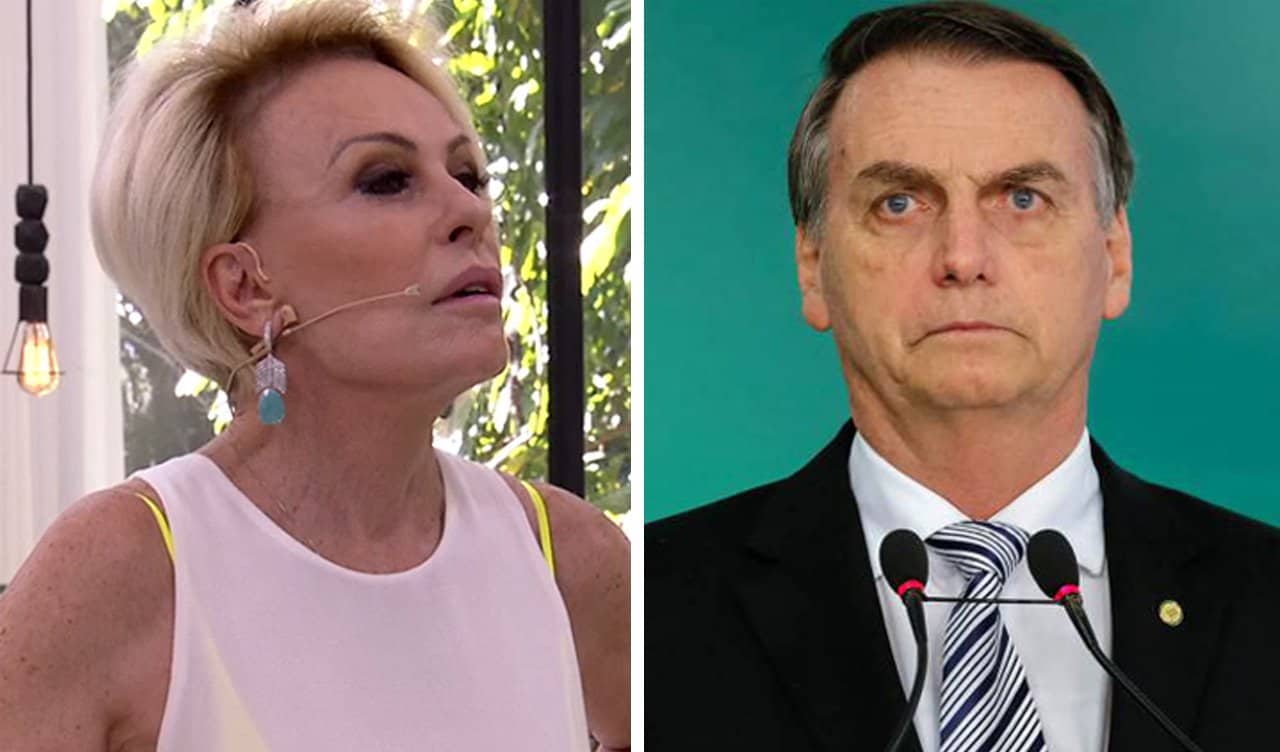 Ao vivo, Ana Maria Braga quebra protocolo e manda recado para Bolsonaro