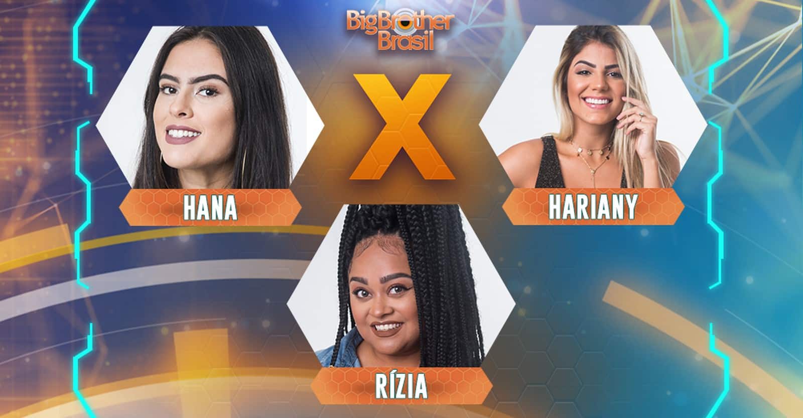 BBB 2019: Hana, Hariany e Rízia se enfrentam no terceiro paredão