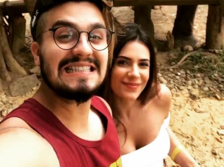 Luan Santana faz aniversário e recebe declaração de Jade Magalhães