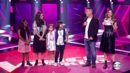 Primeiro ao vivo do “The Voice Kids” tem muita emoção e causa na web