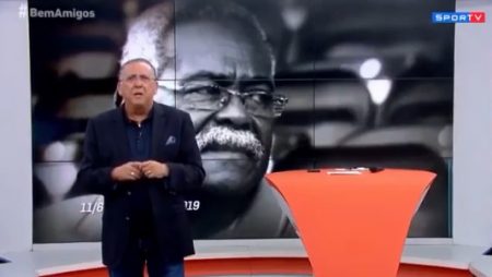 Galvão Bueno se emociona com homenagem a Coutinho