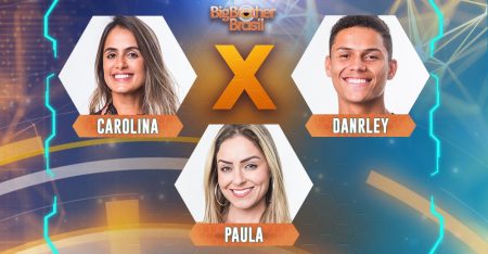 Carolina, Danrley e Paula disputam oitavo paredão do BBB 2019