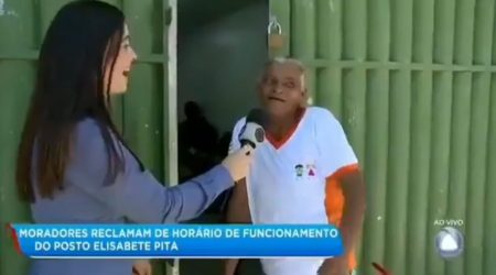 Idosa reclama de falta de camisinha e choca repórter da Record