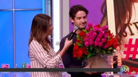 Alexandre Pato e Rebeca Abravanel roubam a cena no “Roda a Roda”