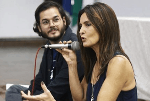 Fátima Bernardes e Túlio Gadêlha palestram em evento no Recife