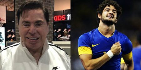 Silvio Santos é apresentado ao genro Alexandre Pato