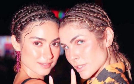 Em foto com Thaila Ayala, tênis de blogueira rouba a cena no Lollapalooza
