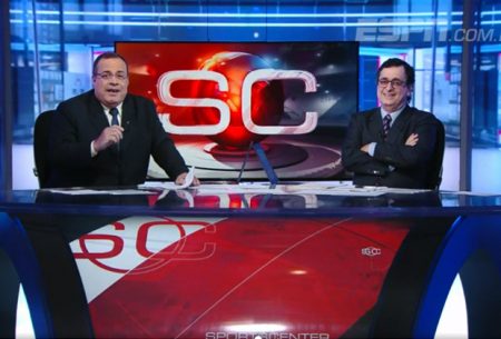 Apresentador da ESPN se diverte com nome de jogador de futebol