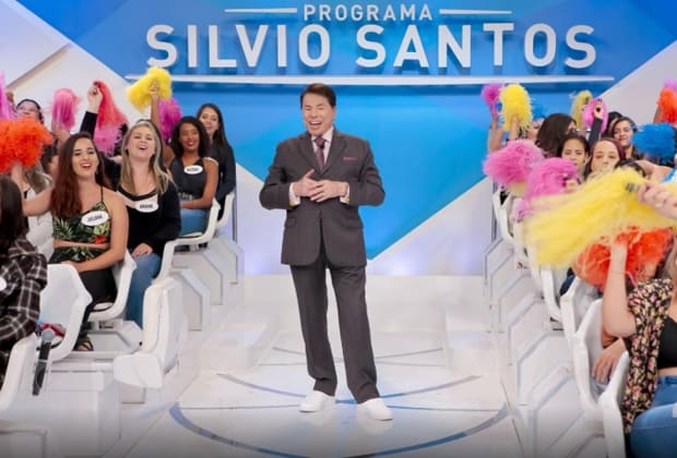Silvio Santos provoca Lívia Andrade com enquete sobre Mara Maravilha