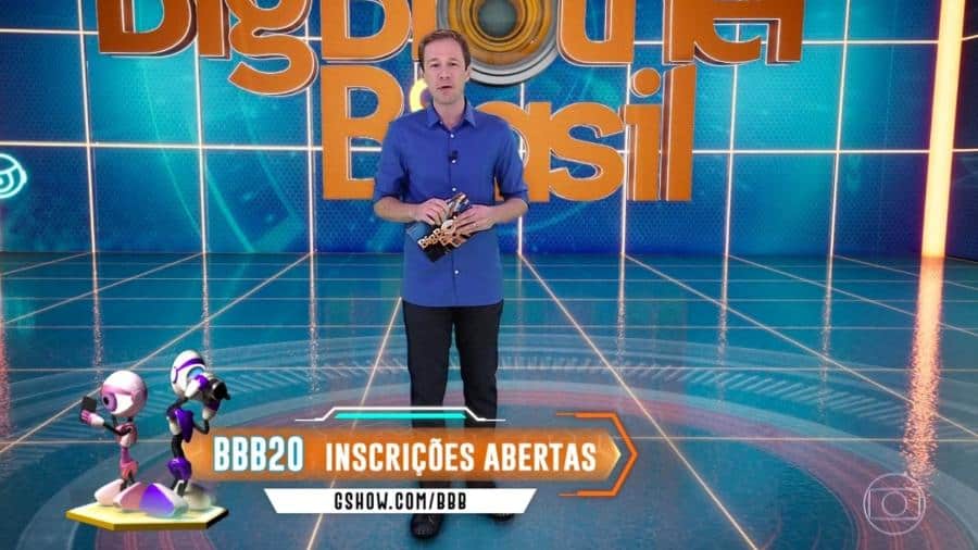 No BBB 2019, Tiago Leifert anuncia inscrições para o BBB 2020
