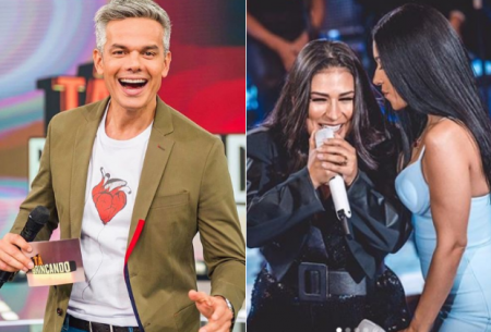 Otaviano Costa vibra com clássico sertanejo no “Altas Horas”