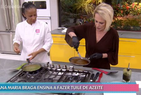 Ana Maria Braga erra prato cinco vezes no “Mais Você” e vira piada