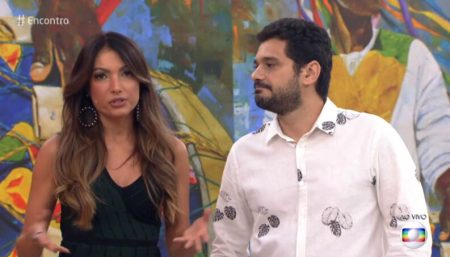 Patrícia Poeta recorre a Bonner para explicar ausência de Fátima Bernardes no “Encontro”