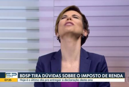 Gloria Vanique faz confissão e leva bronca ao vivo de Rodrigo Bocardi