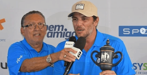 Rodrigo Lombardi vence torneio de golfe organizado por Galvão Bueno nos EUA