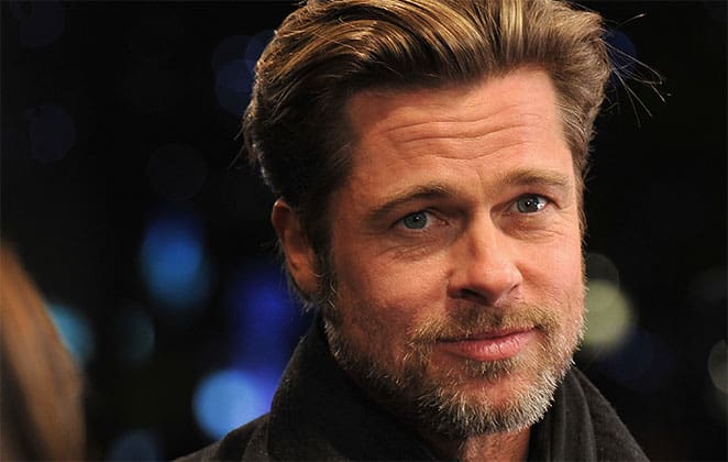 Brad Pitt é flagrado sujo e “sangrando” durante gravações de novo filme