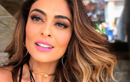 Juliana Paes aceita desafio de Reynaldo Gianecchini e canta “Evidências”