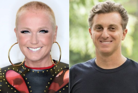 Xuxa e Luciano Huck celebram encontro inusitado em aeroporto