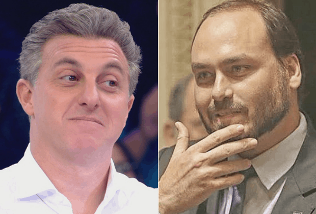 Luciano Huck critica governo e filho de Bolsonaro ataca com fake news