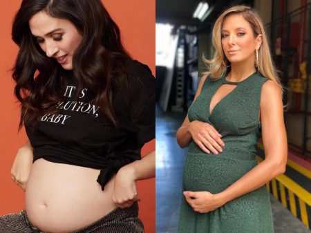 Famosas grávidas: Tatá Werneck e Ticiane Pinheiro mostram elegância e conforto em looks