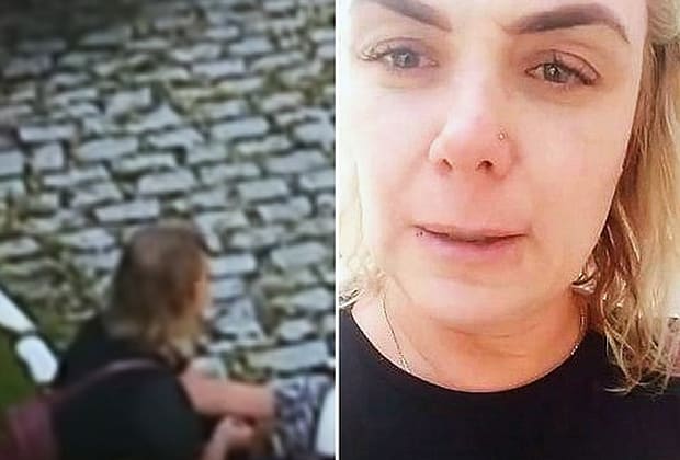 Ex-paquita aparece em vídeo se machucando antes de acusar ex-marido