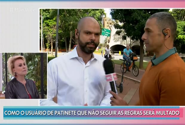 Em momento Datena, Ana Maria Braga confronta Bruno Covas, prefeito de SP