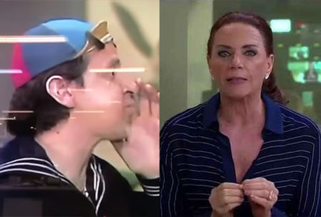 Personagens do “Chaves” invadem jornal da GloboNews e chama atenção