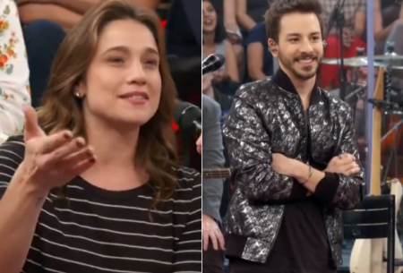 No “Altas Horas”, Fernanda Gentil revela paixão platônica por Junior Lima