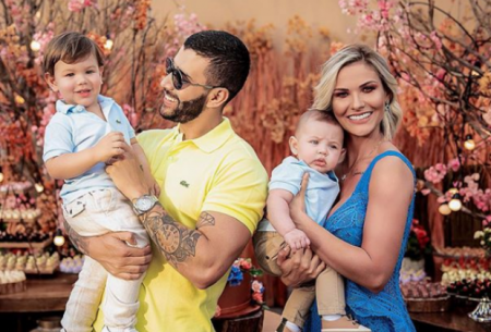 Filho de Gusttavo Lima é flagrado em situação perigosa