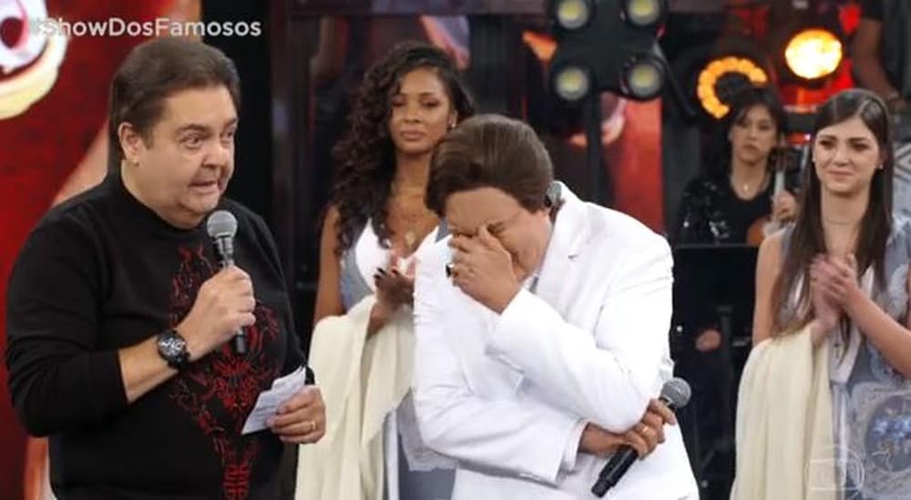 Ceará chora ao revelar problema de saúde no “Show dos Famosos”