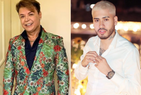 David Brazil quase rouba beijo de Kevinho no casamento de Carlinhos Maia