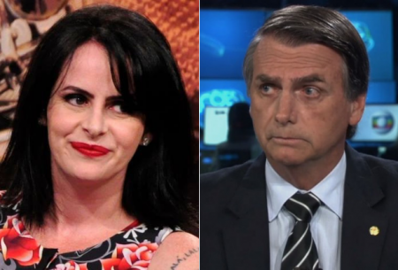 Fernanda Young causa ao mostrar seios em protesto contra Bolsonaro