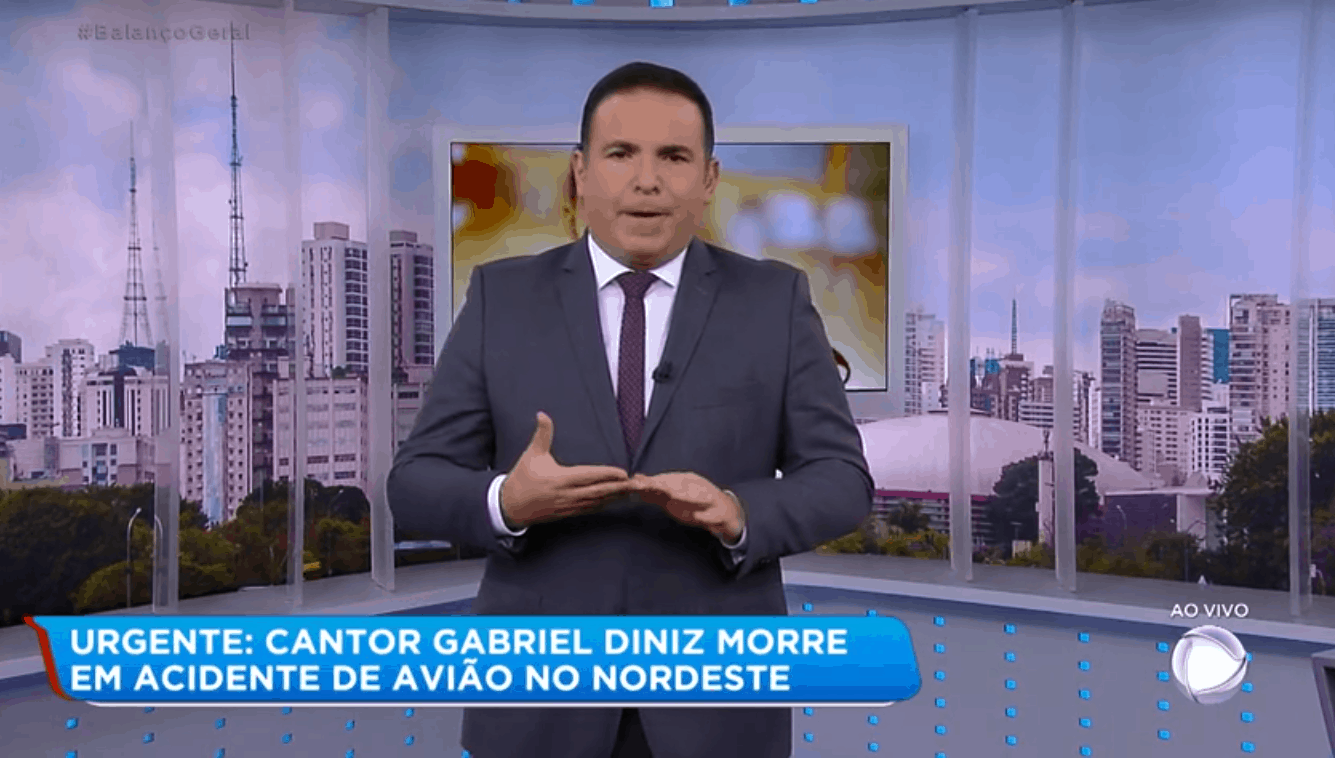 Morte de Gabriel Diniz leva Record à liderança de audiência