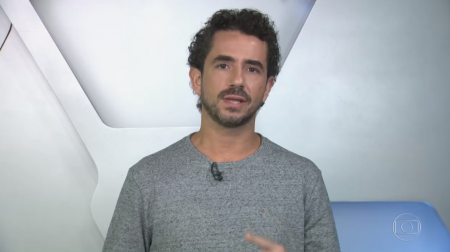 Felipe Andreoli brinca sobre visual de Tiago Leifert no Globo Esporte SP