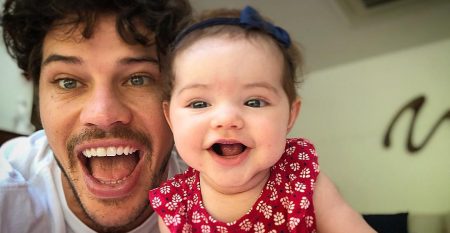 José Loreto posta foto com a filha e detalhe chama a atenção