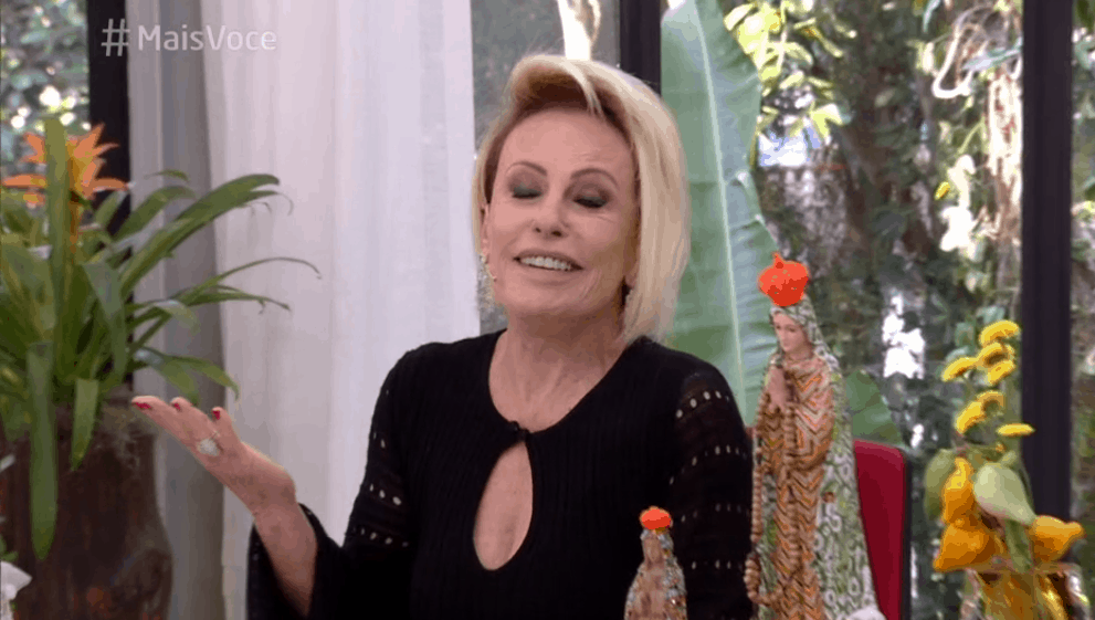 Repórter da Globo deseja feliz Dia dos Namorados a Ana Maria Braga