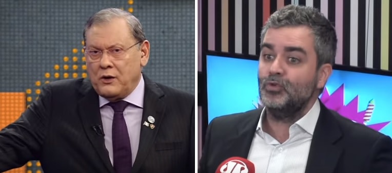 Milton Neves e Carlos Andreazza trocam farpas nas redes sociais
