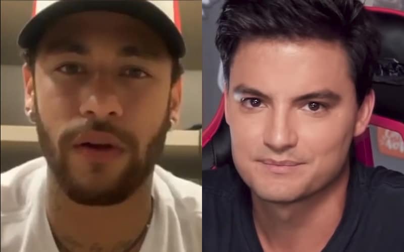 Felipe Neto se “comove” com a vida amorosa de Neymar e faz revelação