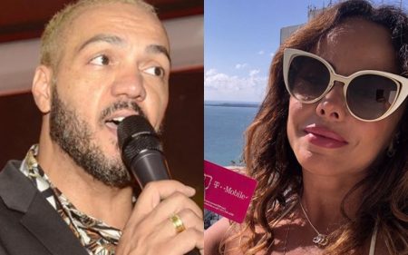Belo tenta conversar e leva fora de Viviane Araújo